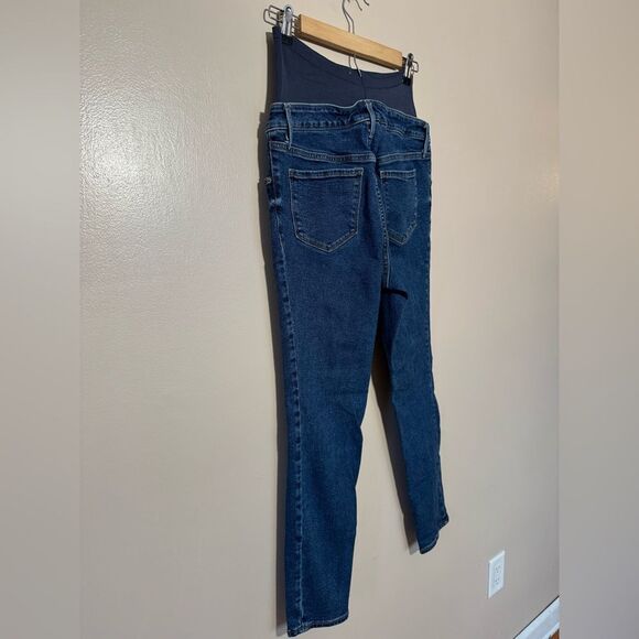 SALE! Old Navy Rockstar Super Skinny Full Panel Maternity Jeans Size 10 EUC - Picture 4 of 6